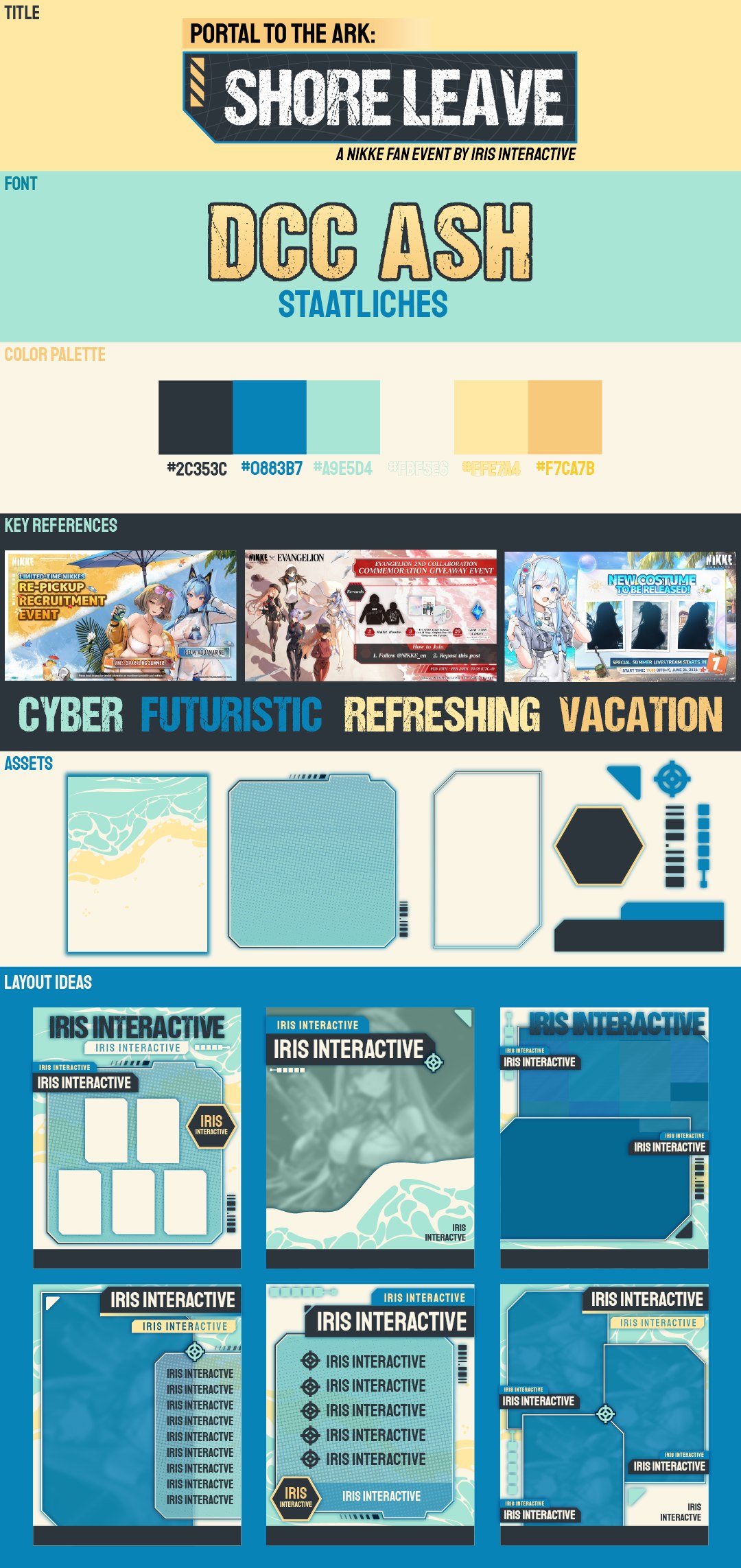 Shore Leave graphic design